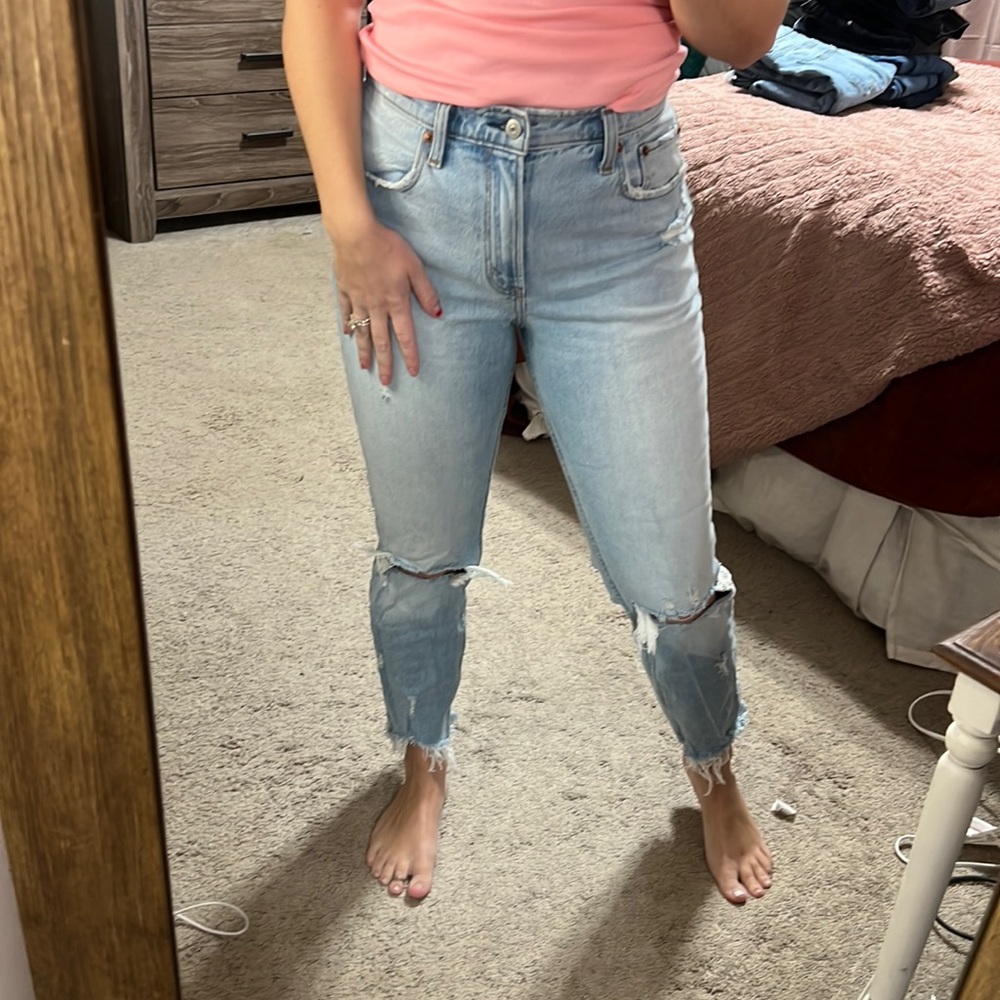 Light blue jeans